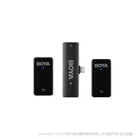 BOYA 博雅 BY-WMic5-M6 2.4GHz迷你双通道无线麦克风系统 USB-C 一拖二